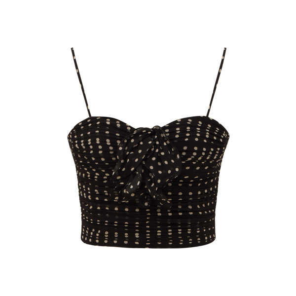 Zimmermann Clash Dot Bustier Top