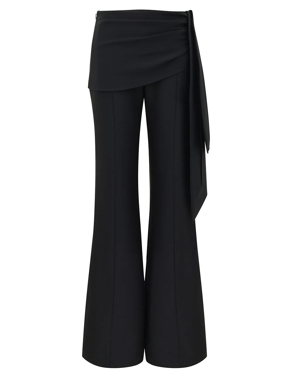 Zimmermann Clash Draped Flare Pant | Ready to Wear Collection Luxury Shoes Zimmermann Clash Draped Flare Pant