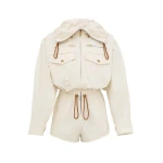 Zimmermann Clash Drill Playsuit in Ivory | Jumpsuit | Luxury Shoes 