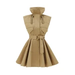 Zimmermann Clash Drill Utility Mini Dress