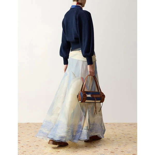 Zimmermann Clash Embellished Sweater in Blue | Sweater | Luxury Shoes , view 4