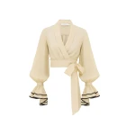 Zimmermann Clash Habotai Silk Blouse