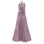 Zimmermann Clash Lace Drape Maxi Dress