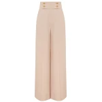 Zimmermann Clash Linen Wide Leg Pant