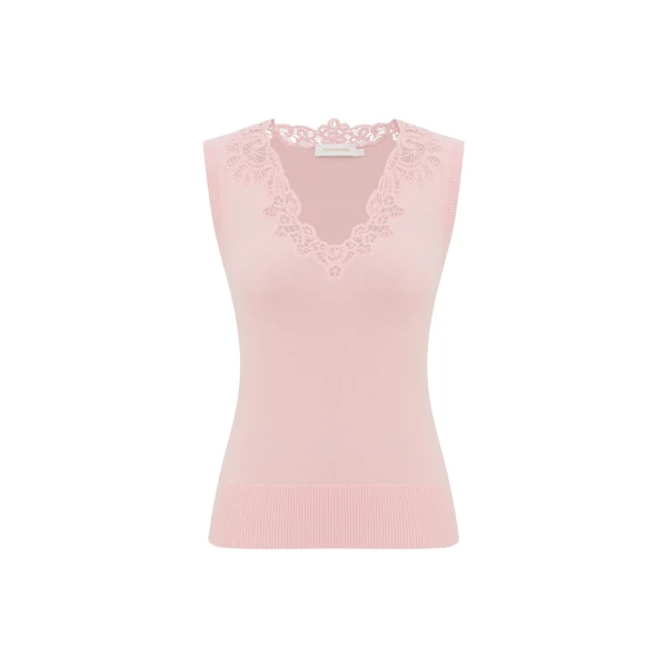 Clash Merino Lace Tank