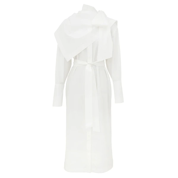 Clash Poplin Midi Dress