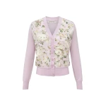 Zimmermann Clash Printed Silk Cardigan