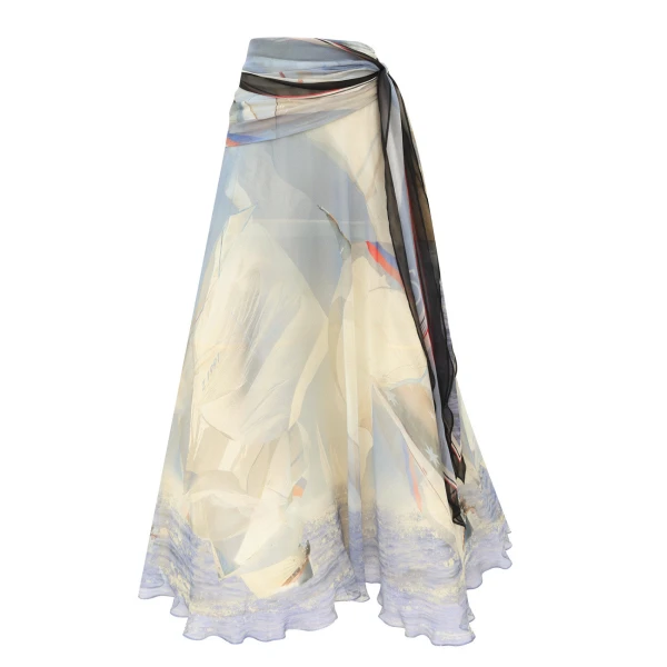 Clash Sail Maxi Skirt