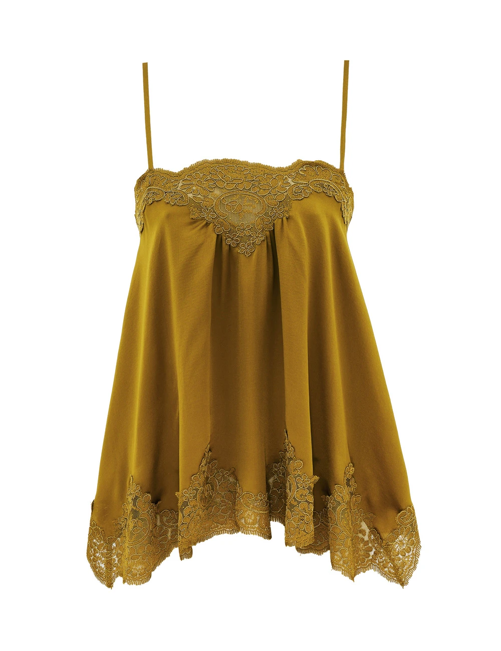 Zimmermann Clash Satin Camisole | Ready to Wear Collection Luxury Shoes Zimmermann Clash Satin Camisole