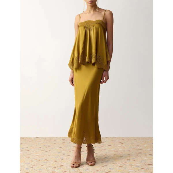 Zimmermann Yellow skirts