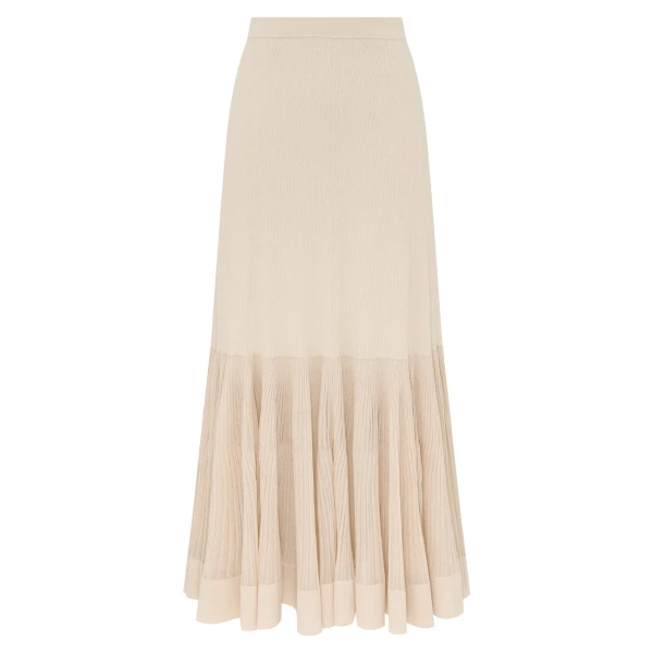 Clash Sculptural Pleat Skirt