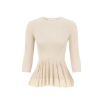 Zimmermann Clash Sculptural Pleat Top