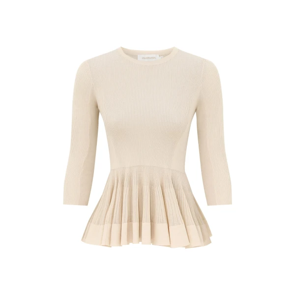 Clash Sculptural Pleat Top