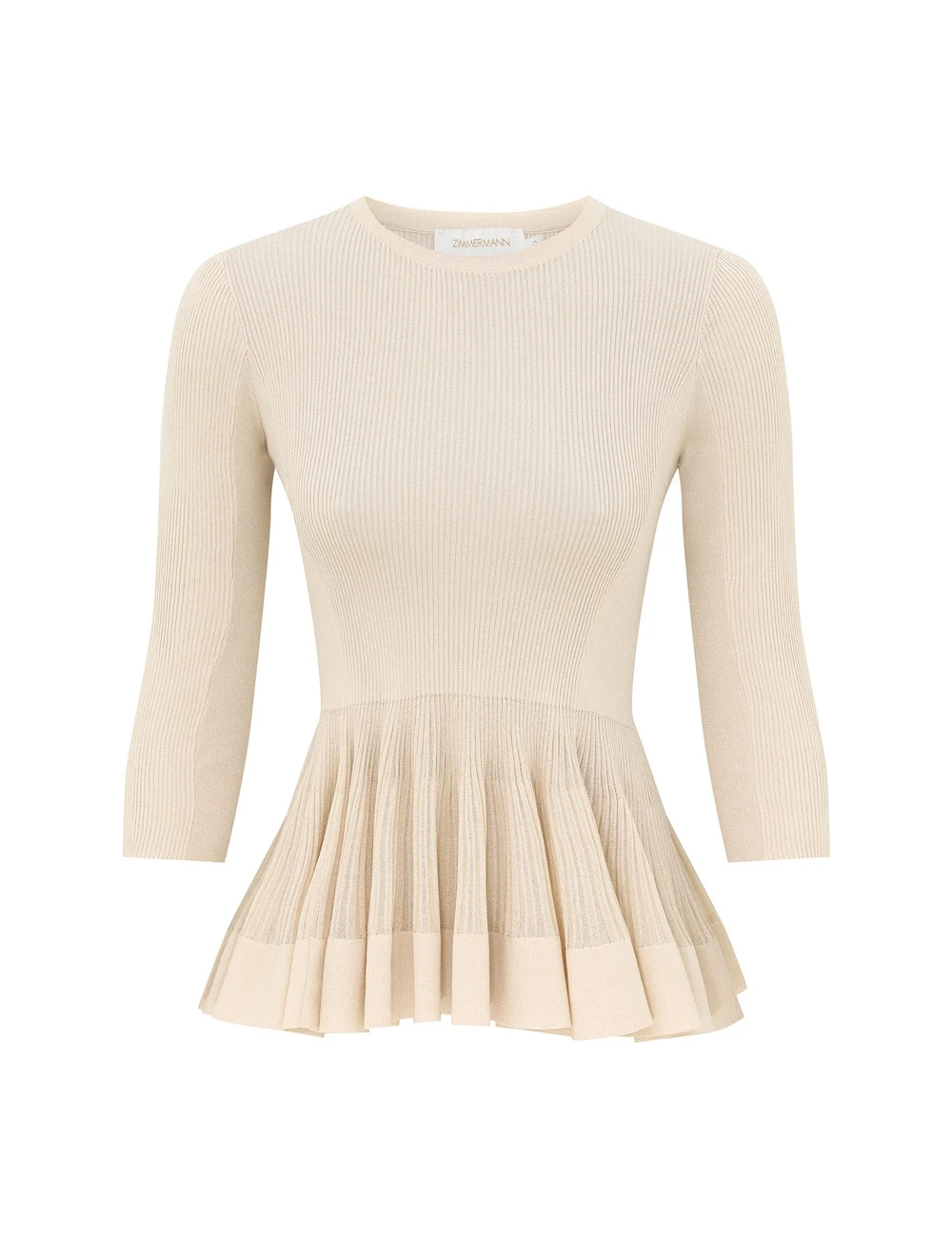 Zimmermann Clash Sculptural Pleat Top | Ready to Wear Collection Luxury Shoes Zimmermann Clash Sculptural Pleat Top