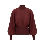 Zimmermann Clash Silk Bomber Jacket