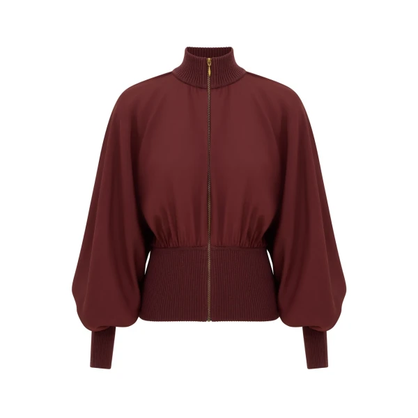 Clash Silk Bomber Jacket