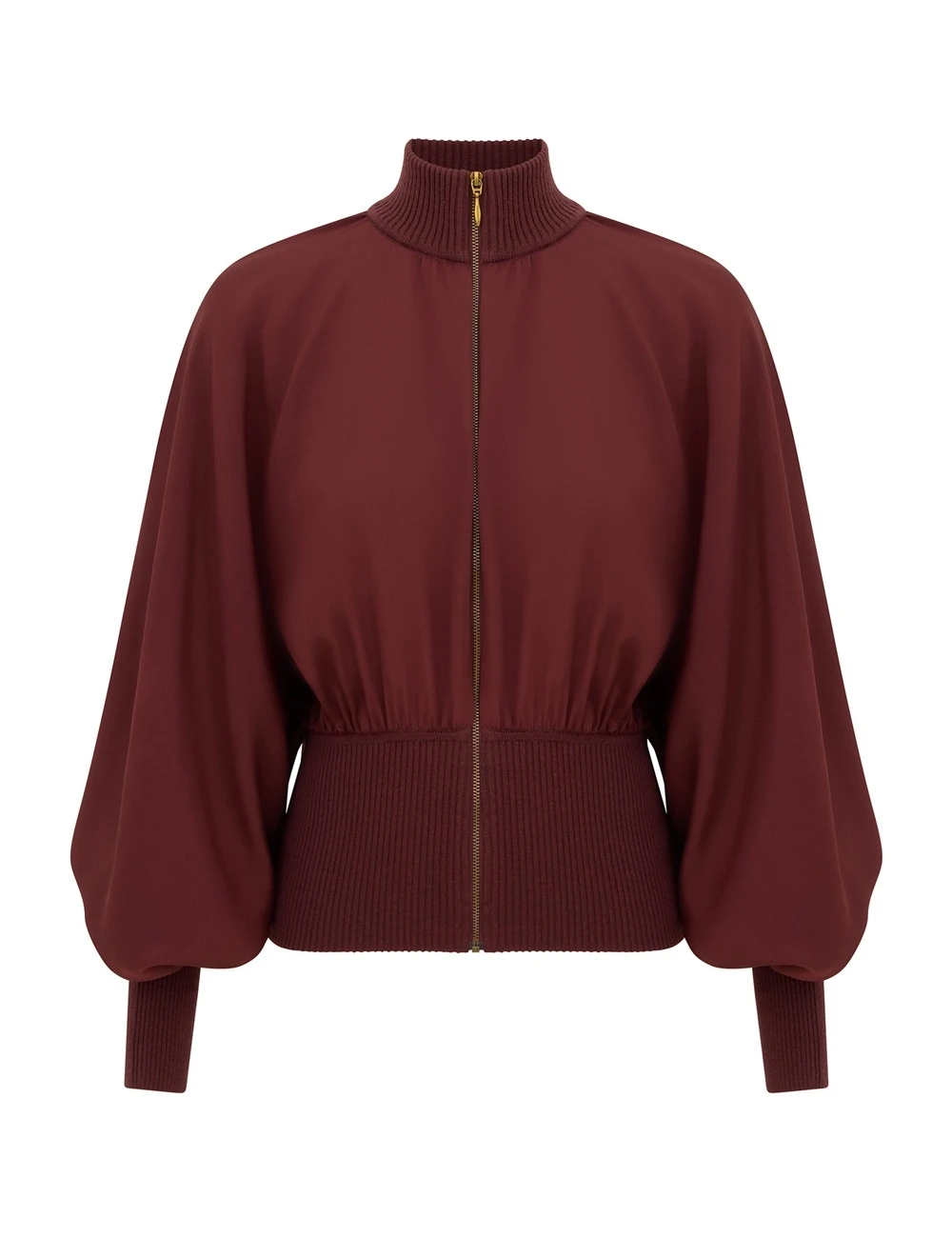 Zimmermann Clash Silk Bomber Jacket | Ready to Wear Collection Luxury Shoes Zimmermann Clash Silk Bomber Jacket