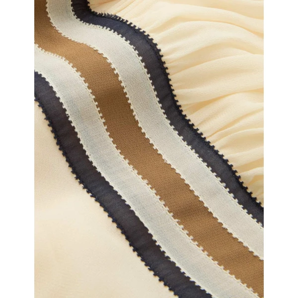 Zimmermann Clash Spliced Maxi Dress in Multicolour | Maxi Dresses | Luxury Shoes , view 6
