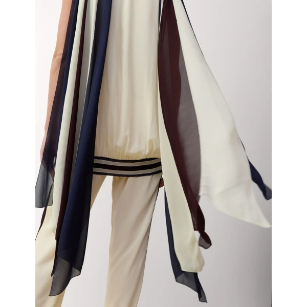 Zimmermann Clash Spliced Tunic in Multicolour | Tops | Luxury Shoes , view 5