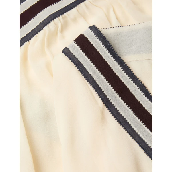 Zimmermann Clash Spliced Tunic in Multicolour | Tops | Luxury Shoes , view 6