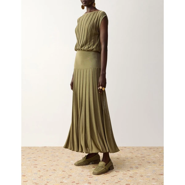 Green dresses
