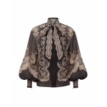 Zimmermann Clash Tie Blouse