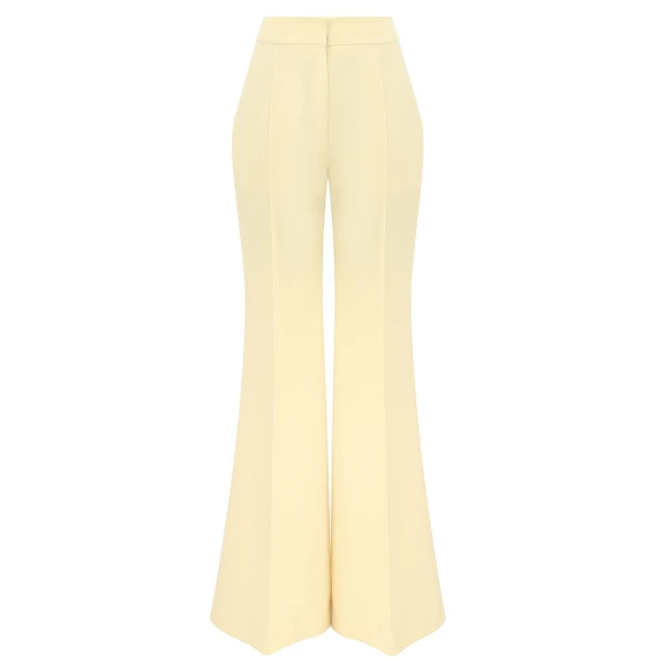 Zimmermann Clash Tuxedo Flare Pant in Yellow | Pants | Luxury Shoes 
