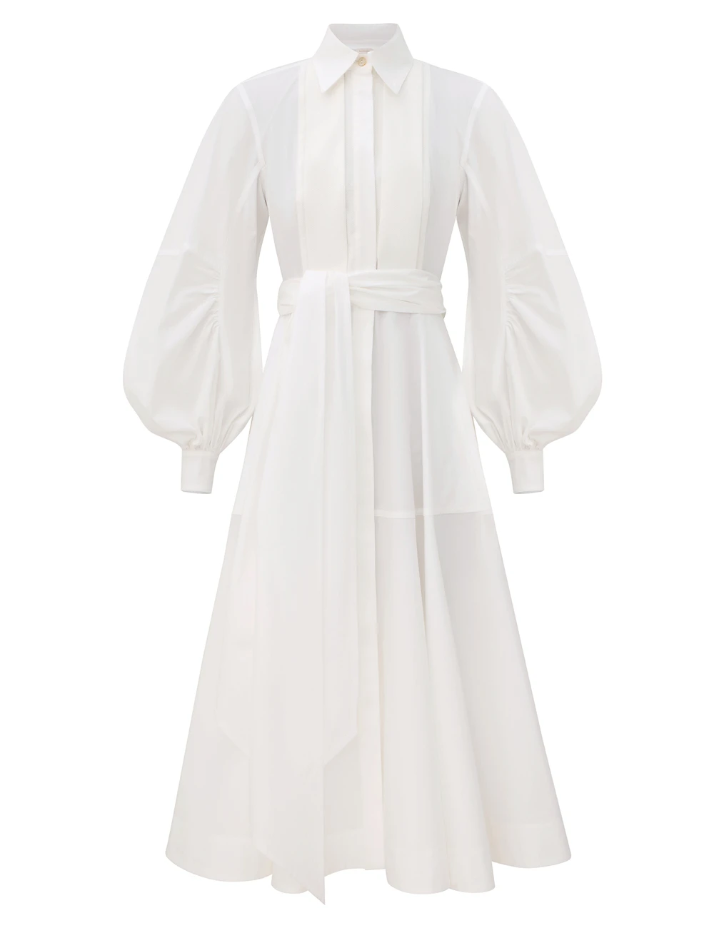 Zimmermann Clash Tuxedo Shirt Dress | Ready to Wear Collection Luxury Shoes Zimmermann Clash Tuxedo Shirt Dress
