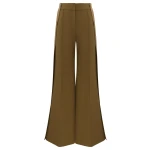 Zimmermann Clash Tuxedo Wide Leg Pant in Green | Wide leg pants | Luxury Shoes 