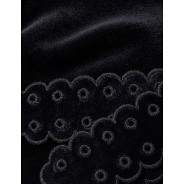 Zimmermann Clash Velvet Cropped Jacket in Black | Jackets | Luxury Shoes , view 6