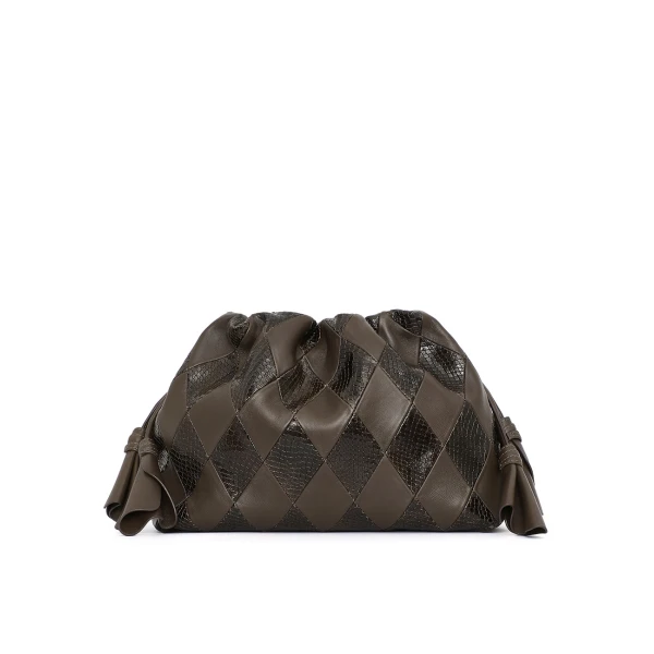 Zimmermann Cloud 91 Medium Clutch in Green, view 3