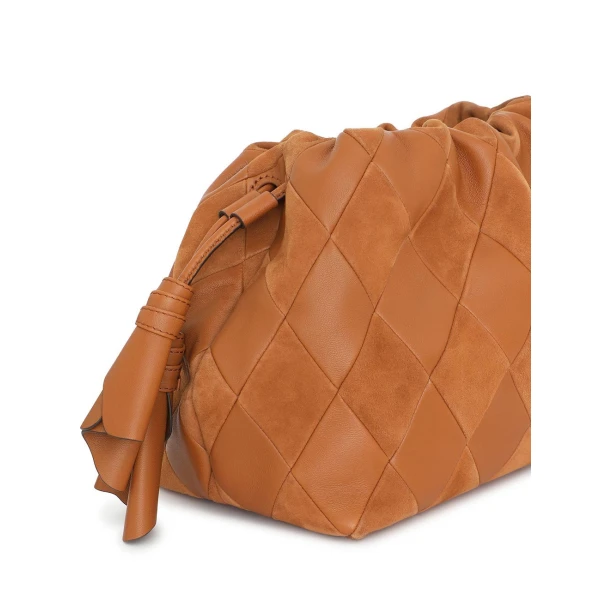 Zimmermann Cloud 91 Medium Clutch in Brown | Clutch Bags | Luxury Shoes , view 5