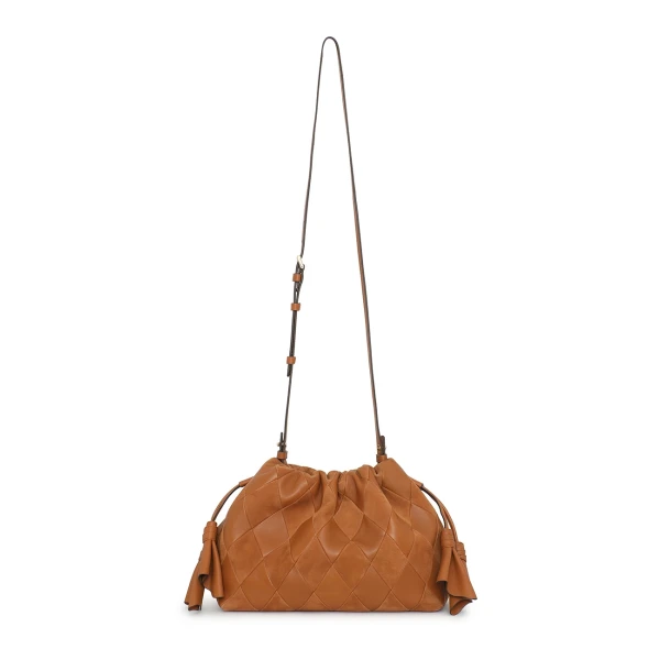Zimmermann Cloud 91 Medium Clutch in Brown | Clutch Bags | Luxury Shoes , view 6
