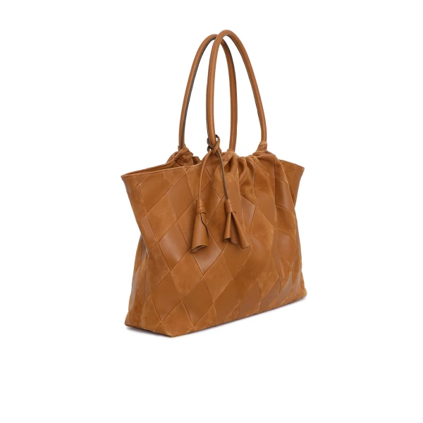 Zimmermann Cloud 91 Shopper in Brown | Totes & Top-Handle Bags | Luxury Shoes , view 3