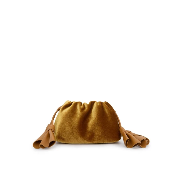 Zimmermann Cloud 91 Small Clutch in Yellow | Clutch Bags | Luxury Shoes , view 3