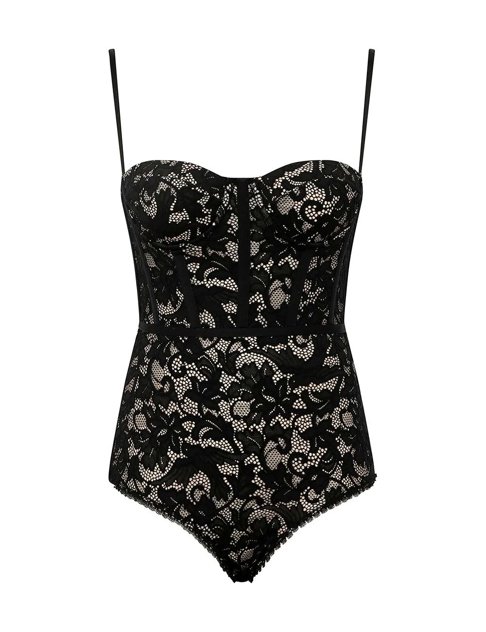 Zimmermann Corset Lace Bodysuit | Ready to Wear Collection Luxury Shoes Zimmermann Corset Lace Bodysuit