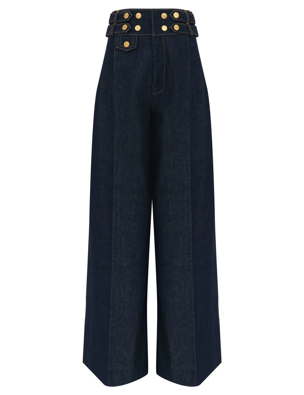 Zimmermann Denim Tailored Pant in Blue Zimmermann Denim Tailored Pant in Blue | Denim | Luxury Shoes