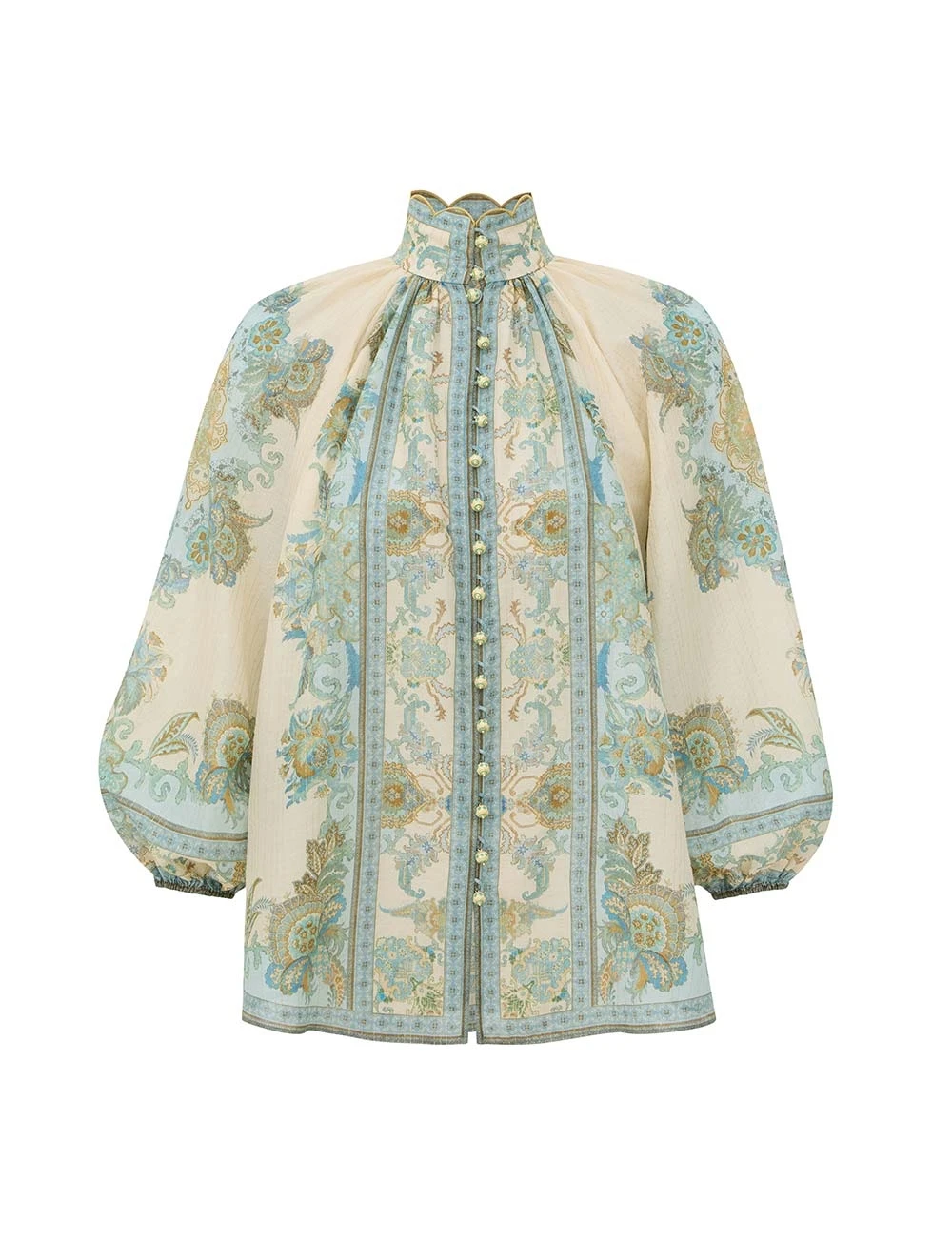 Zimmermann Echo Billow Blouse | Ready to Wear Collection Luxury Shoes Zimmermann Echo Billow Blouse