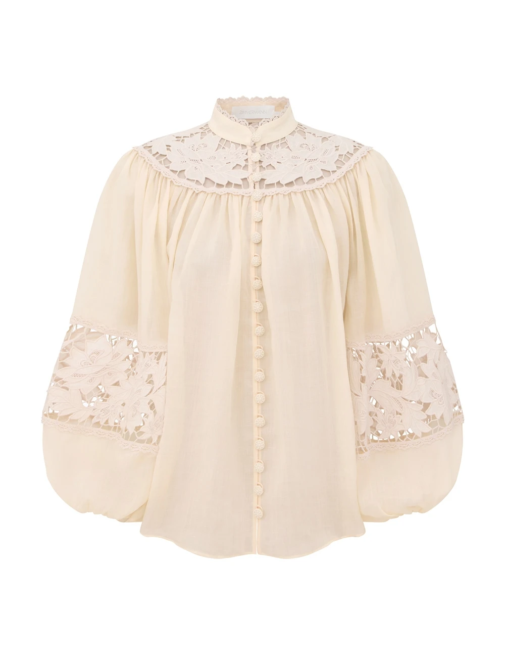 Zimmermann Echo Embroidered Blouse | Ready to Wear Collection Luxury Shoes Zimmermann Echo Embroidered Blouse
