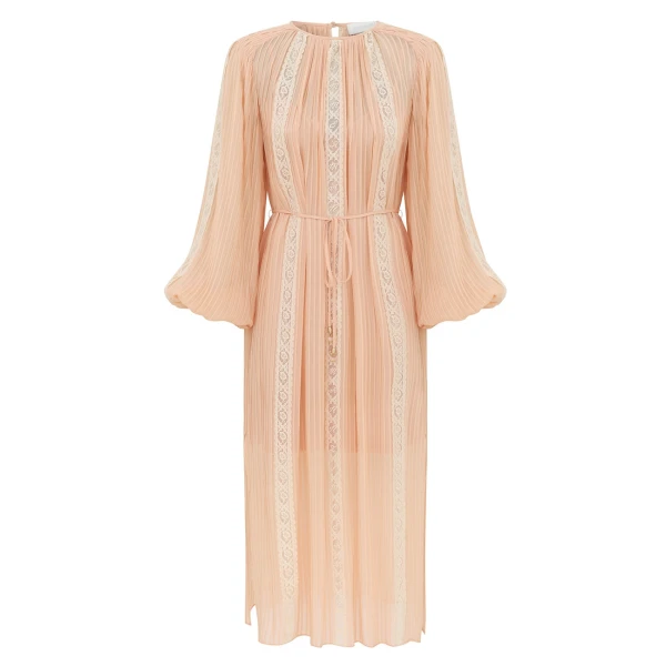 Echo Lace Panel Midi