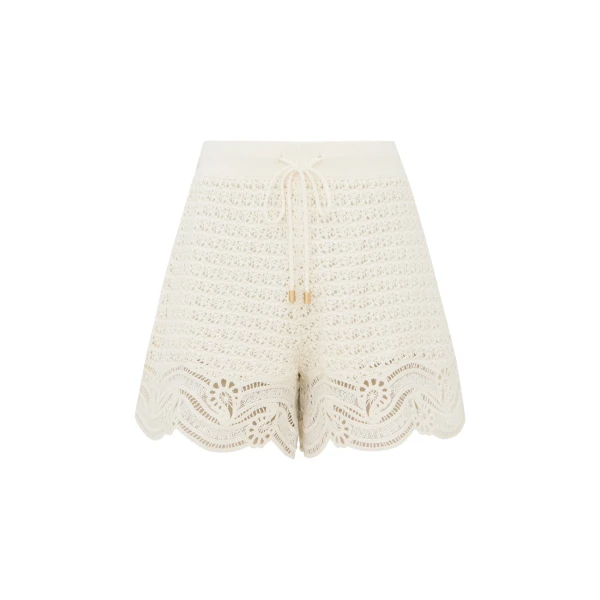 Zimmermann Echo Paisley Crochet Short