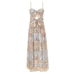 Zimmermann Echo Scarf Midi Dress