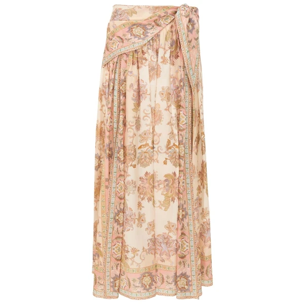 Echo Scarf Midi Skirt