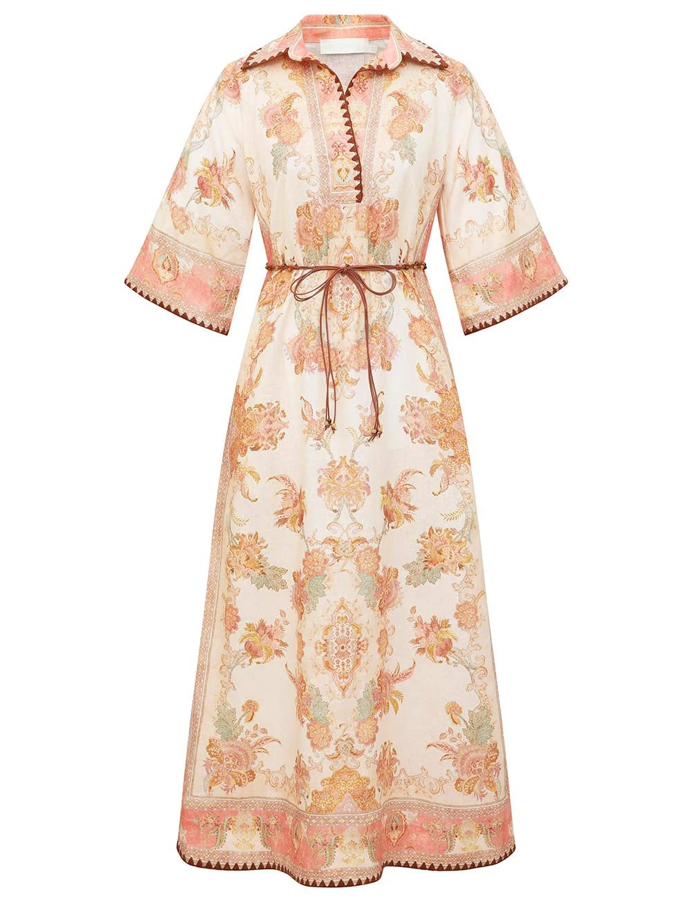 Zimmermann Echo Tunic Midi Dress | Ready to Wear Collection Luxury Shoes Zimmermann Echo Tunic Midi Dress