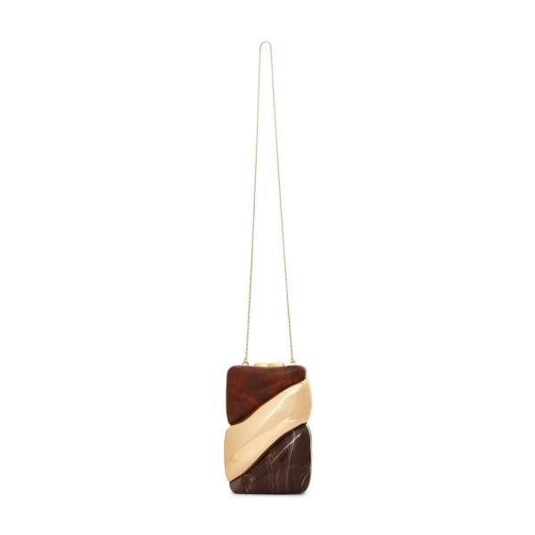 Zimmermann Facet Clutch in Brown, view 6