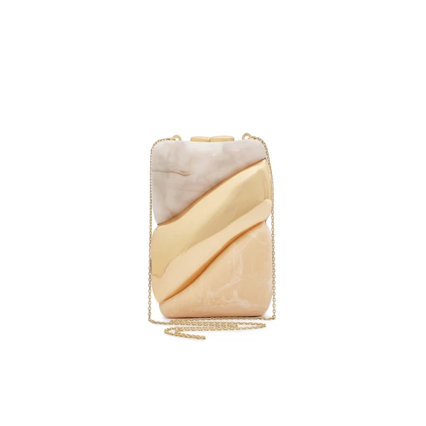 Zimmermann Facet Clutch in Pink | Clutch Bags | Luxury Shoes , view 5