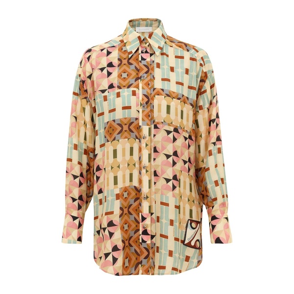 Zimmermann Fairlight Geo Relaxed Shirt