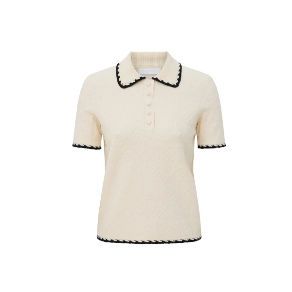 Zimmermann Fairlight Jacquard Polo