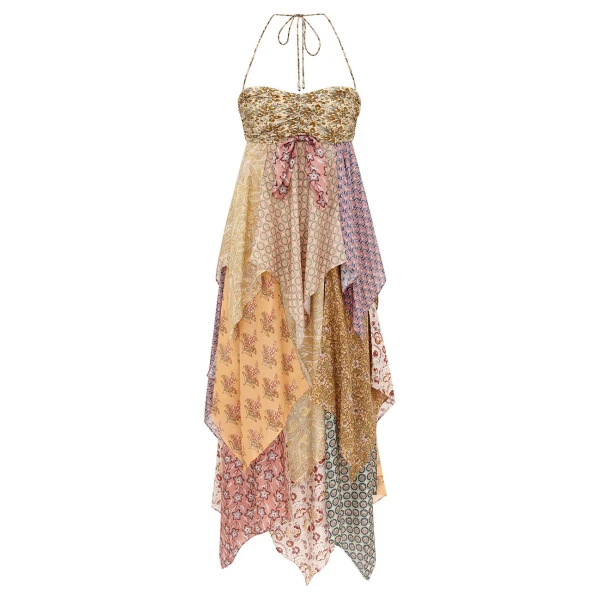 Fairlight Scarf Halter Dress