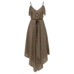 Zimmermann Fairlight Scarf Hem Midi Dress